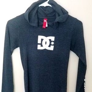 Womens DC Shoes Hooded Shirt. SM